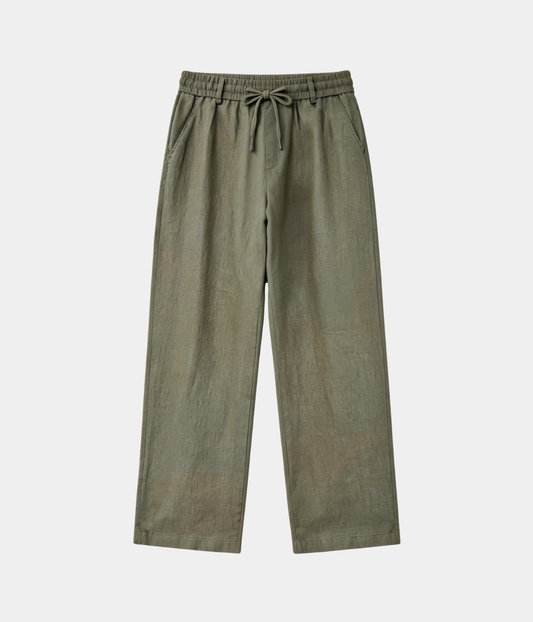 ElioRiva® - Pantaloni Lino Verde