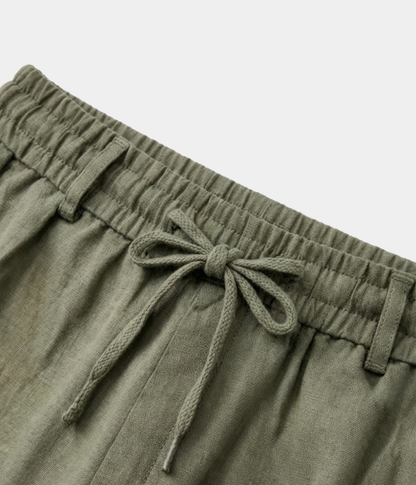 ElioRiva® - Pantaloni Lino Verde