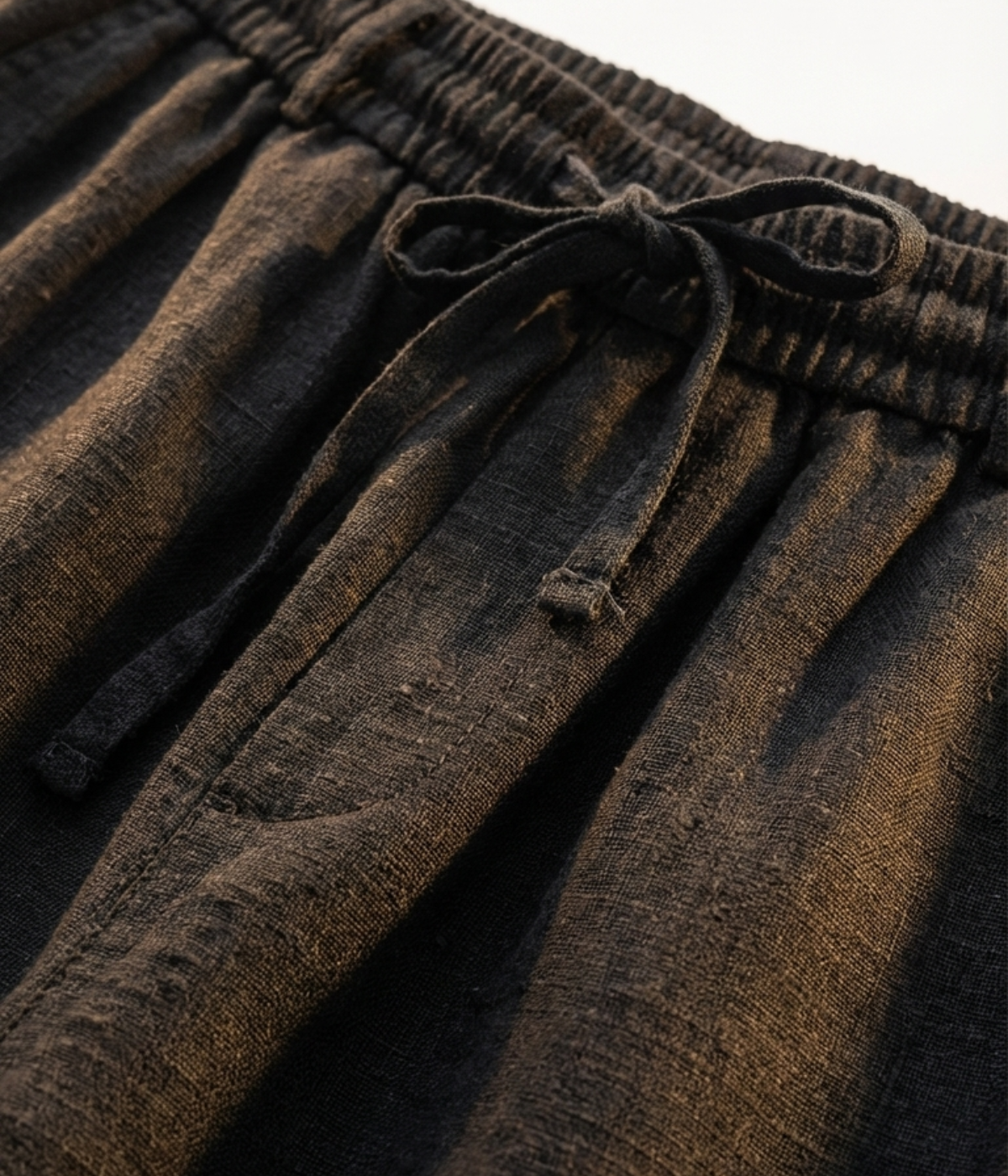 ElioRiva® - Pantaloni Lino Nero