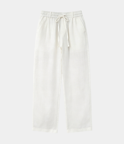 ElioRiva® - Pantaloni Lino Bianco