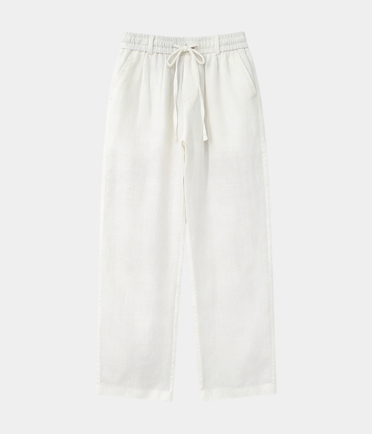 ElioRiva® - Pantaloni Lino Bianco
