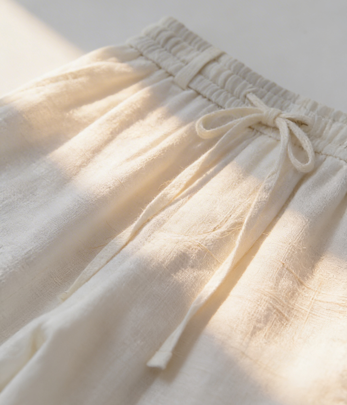 ElioRiva® - Pantaloni Lino Bianco