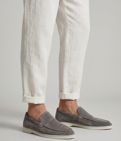 ElioRiva® - Pantaloni Lino Bianco