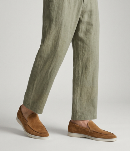 ElioRiva® - Pantaloni Lino Verde